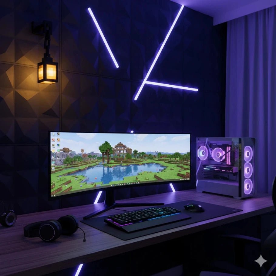 pixel block wall lamp - fictioo