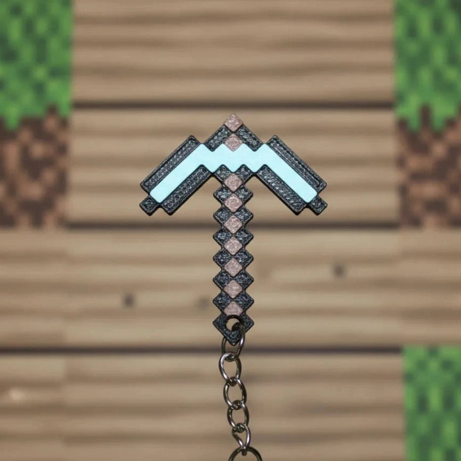 pixel mining tools keychain - fictioo