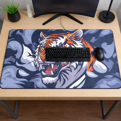 Possessed Tiger Desk Mat - Fictioo