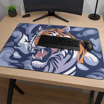 Possessed Tiger Desk Mat - Fictioo