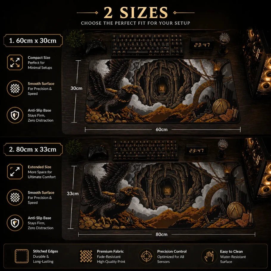 Raven Guardian Deskmat - Fictioo