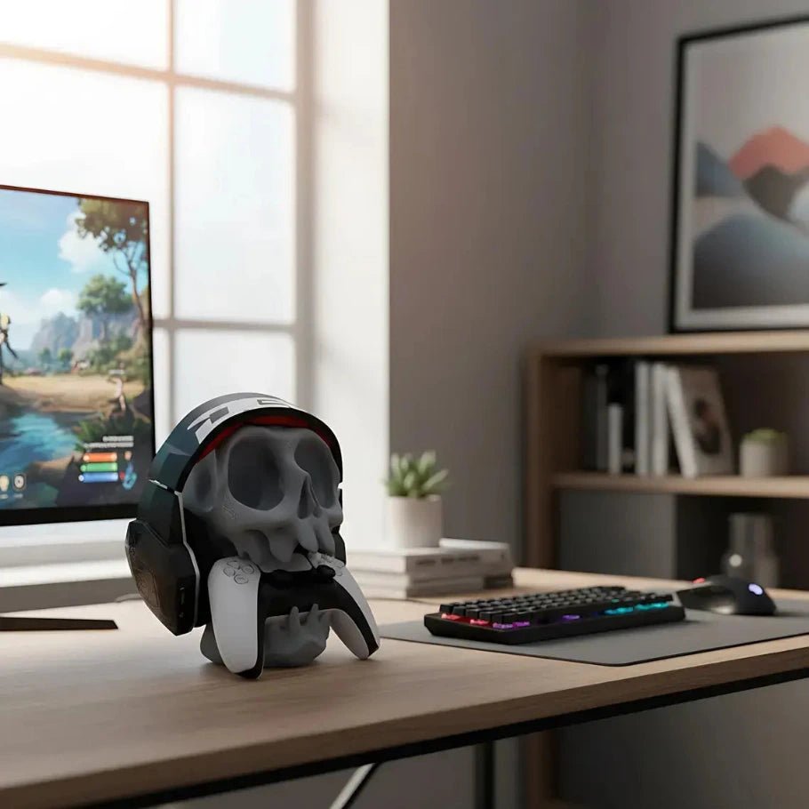 reaper grip skull controller wall mount - fictioo