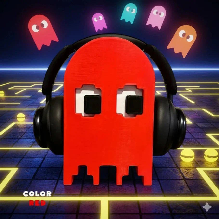 retro arcade ghost headphone stand - fictioo