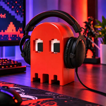 Retro Arcade Ghost Headphone Stand - Fictioo
