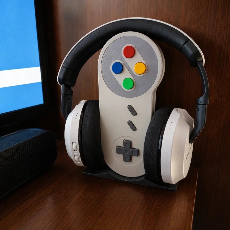 retro controller headphone stand - fictioo