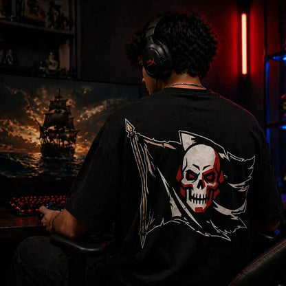 Rule Your Sea | Pirate Rebellion Oversized T-Shirt - Fictioo