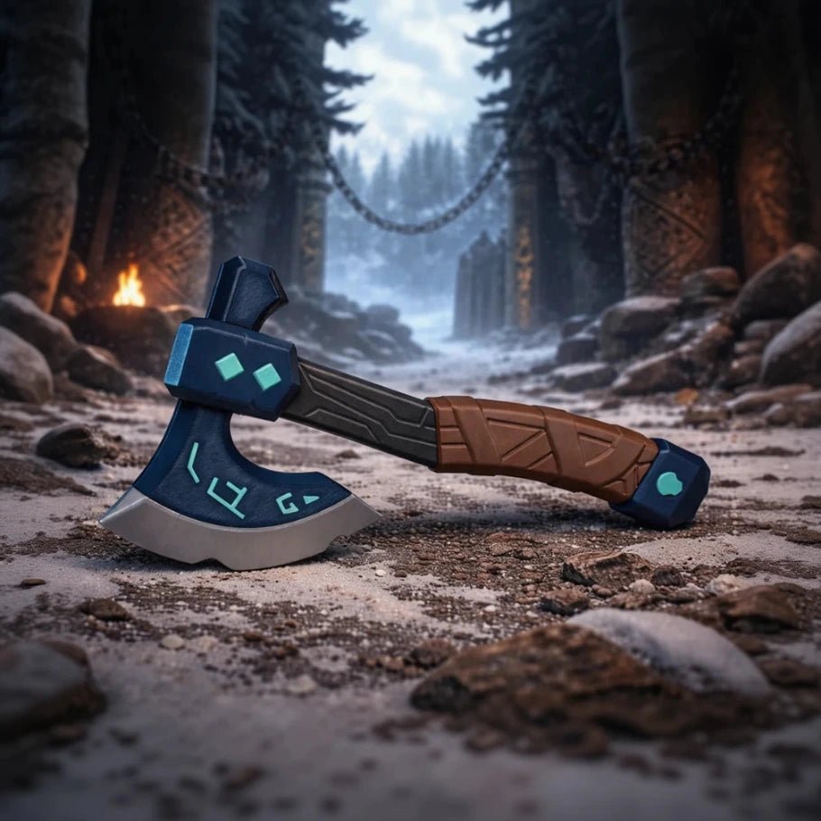 Runic Battle Axe - Fictioo