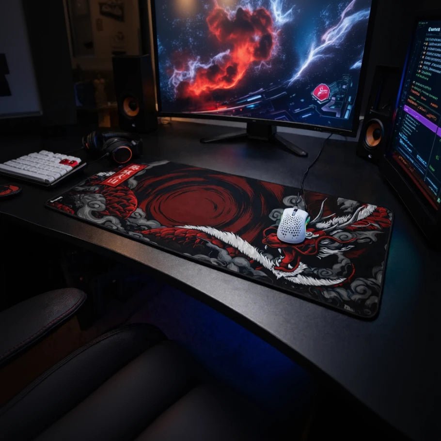 ryujin dragon gaming deskmat - fictioo
