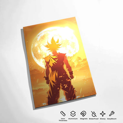 Saiyan Power Metal Poster - Fictioo