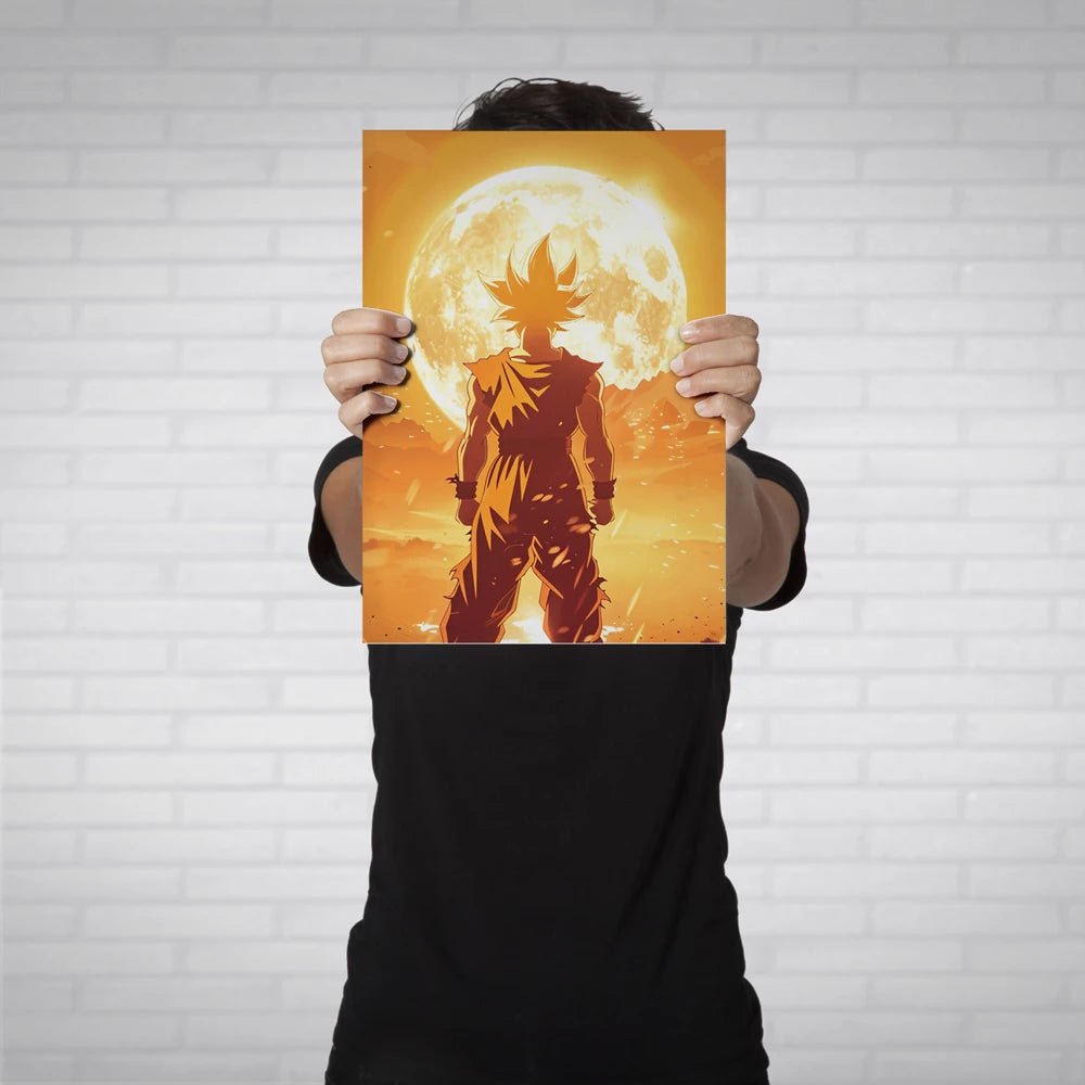 saiyan power metal poster - fictioo