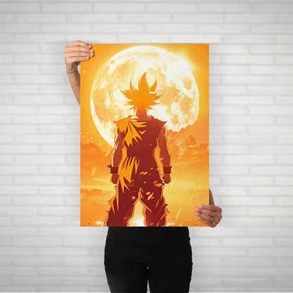 Saiyan Power Metal Poster - Fictioo