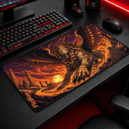 Sphynx Judgement Gaming Deskmat | XL Extended Mouse Pad - Fictioo