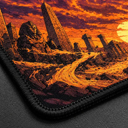 Sphynx Judgement Gaming Deskmat | XL Extended Mouse Pad - Fictioo