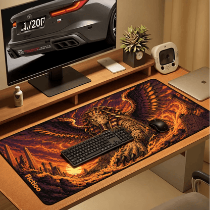 Sphynx Judgement Gaming Deskmat | XL Extended Mouse Pad - Fictioo