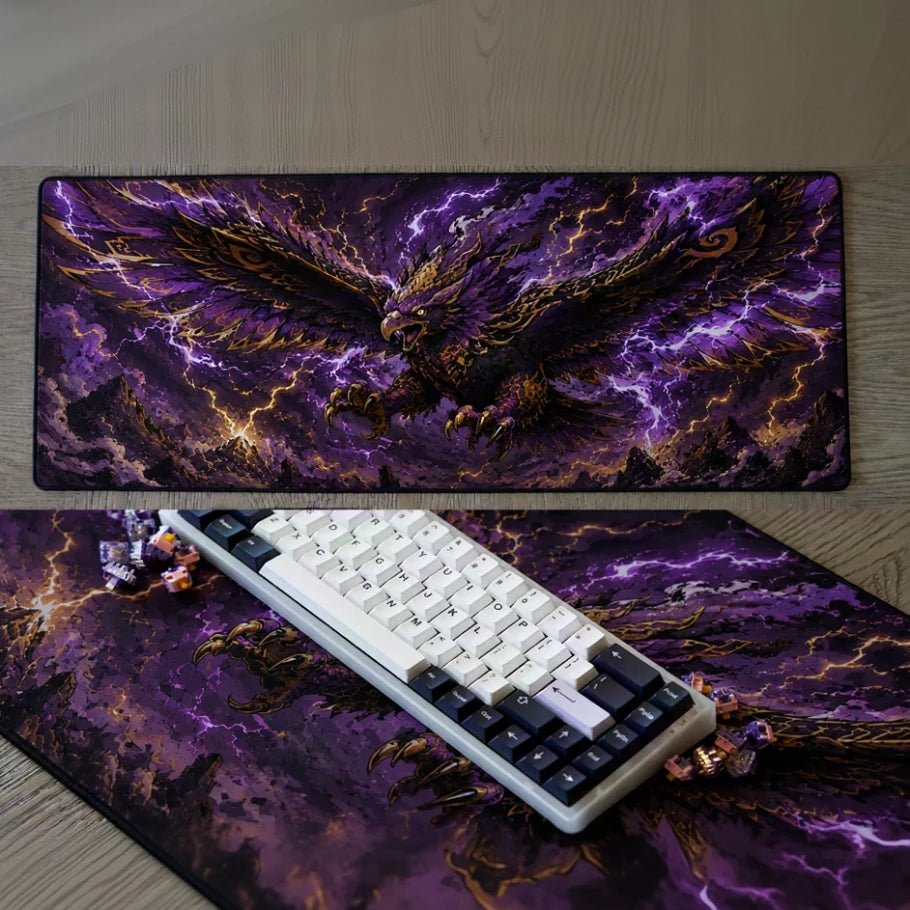 Thunderbird Deskmat | XL Extended Mouse Pad - Fictioo