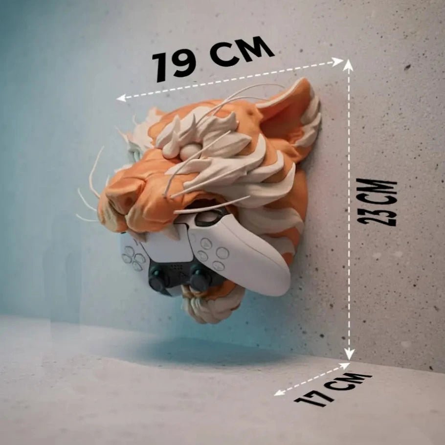 Tiger Spirit Wall - Mounted Controller Holder - Fictioo