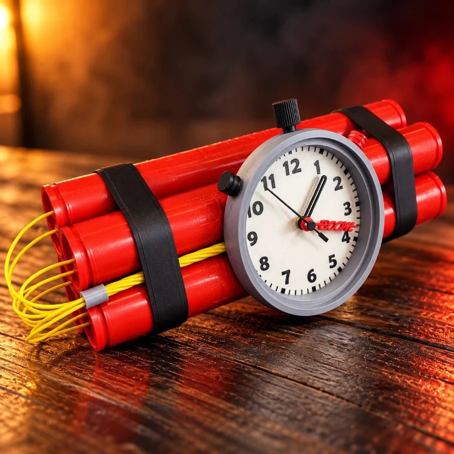 tnt dynamite desk clock - fictioo