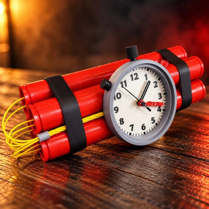 TNT Dynamite Desk Clock - Fictioo