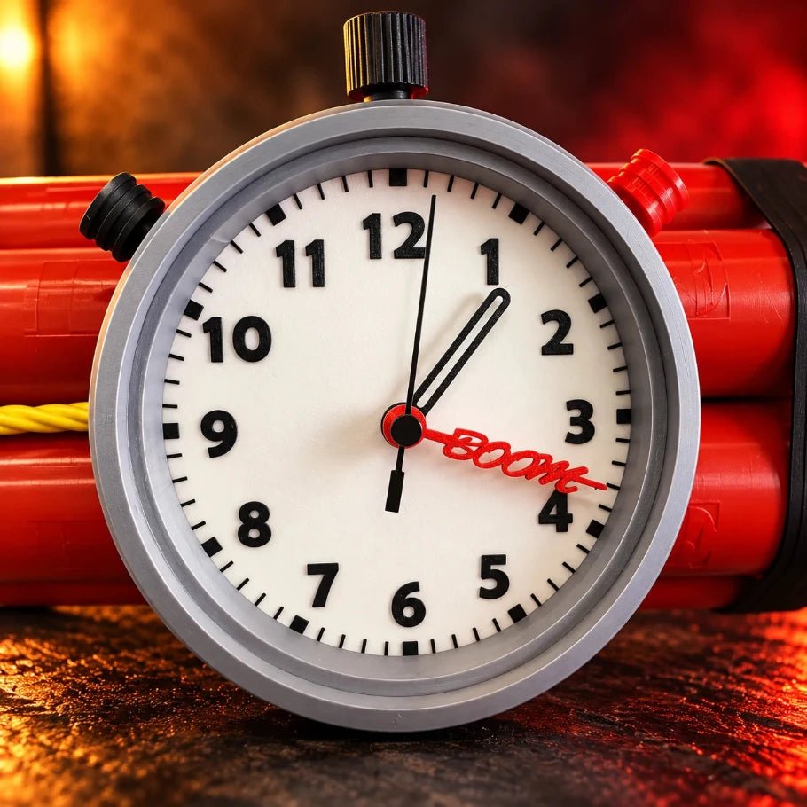 tnt dynamite desk clock - fictioo