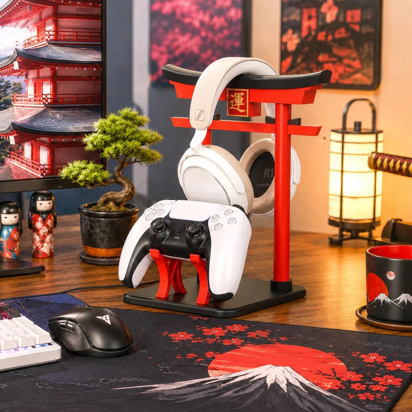 torii gate controller & headset stand - fictioo