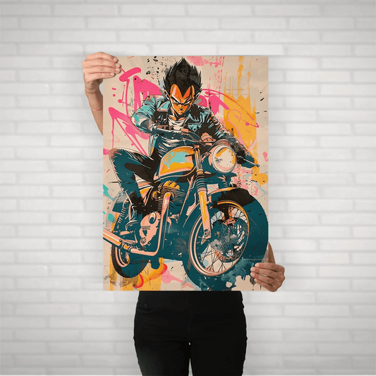 Vegeta Metal Poster - Fictioo