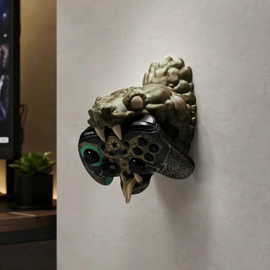 Void Guardian Snake Controller Holder for PS5, Xbox & All Controllers - Fictioo